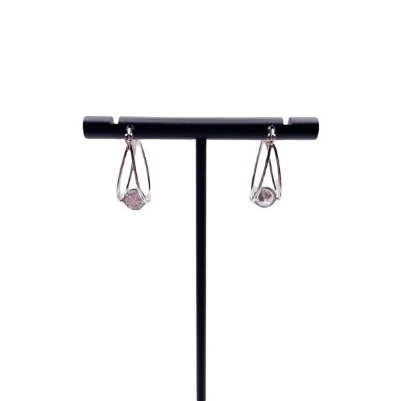 JTV Bella Luce Rhodium Sterling Silver Earrings - Picture 1 of 8